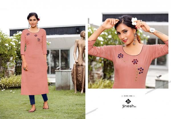 Jinesh Nx Anamika Viscose Embroidery Designer Kurti Collection 